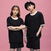 남여공용 커플룩 오버핏 링거티(4color) 25be4c$T1JH#4111S+DDEXX4109