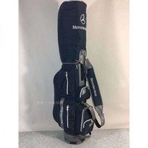 벤츠 골프백 남녀 방수 나일론 천 골프 볼통 가벼운 캐디백 스탠더드 클럽백, 푸른 색