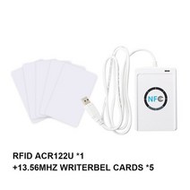 rfid복사기 rfid태그 RFID 지원 Iso / Iec 18092 복제기 복사기 13.56mhz Nfc 복제 스마트 칩 카드 크랙 라이터 ACR122U 액세스 리더, [01] ACR122U-1, 03 style c, Style 1