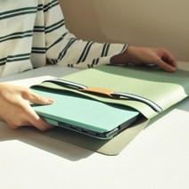 보이아 갤럭시북 노트북 파우치 케이스 맥북 LG그램 레노버 13인치 14인치 15인치 16인치 17인치, 그린