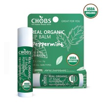 찹스 유기농 립밤 무향/레몬/자몽/페퍼민트 5g USDA인증, 페퍼민트