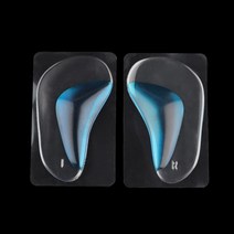 HUBO 1 족궁 교정 지지대 안바닥 평발 교정기 깔창 발 케어, 1개, 하얀색