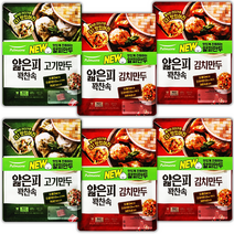 풀무원 얇은피 만두 총 6봉 냉동 김치 고기 만두 택배 육즙 듬뿍 만두 군만두 찐만두, 김치만두400g x4봉+고기만두400g x2봉
