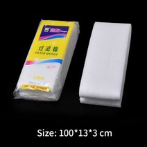 실용적인 수족관 생화학 면화 바이오 스폰지 필터 물고기 탱크 연못 거품 흰색 액세서리, 1Pc 3