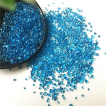 백자갈 흰모래 흰돌 조경돌 마당 화분 50g 2-5mm K5 바다 푸른 유리 자갈 유약 돌 바위 광택 수족관 표본, 한개옵션0