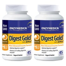 엔자이메디카 다이제스트 골드 AT프로 비건 캡슐, 45개입, 2개