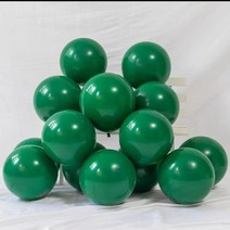 라텍스 풍선 라운드 화이트 웨딩 장식 생일 파티 에어볼 사이트 용품 10 인치 2.2g 30 개, 30 pcs, 10inch, Dark green