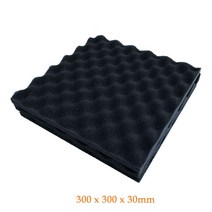 계란판 방음재 흡음재 차음재 방음부스 셀프시공 diy 50x50x5cm 벽 홈 장식 음향 사운드 중지 흡수 for ktv audio room studio, 블랙 30x30x3cm