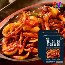 싱싱 오징어 야채 볶음 320g x 4팩 (덮밥용)