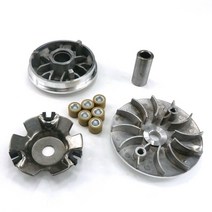Gy6 125 150cc 스쿠터 엔진 오토바이 Atv Minarelli Go Kart 부품에 대한 롤러 팬 클러치와 Variator 세트