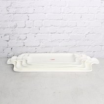 크레아트 긴 직사각 접시 4size, 3호(nq0201-1225)