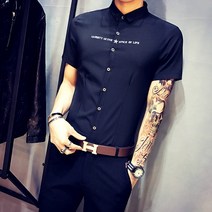 9328/하복남성반팔셔츠슬림작업복상의P40