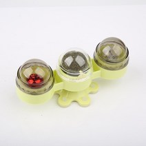 고양이 장난감 놀이기구 오뚜기 깃털 방울 낚시 혼자노는 고양이놀이 쥐돌이, 연록 바람개비