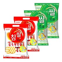 크라운 찹쌀설병 128gx2개+찹쌀선과 115gx2개[총4개], 16개