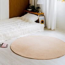 메이크 단모 원형 북유럽 카페트 거실 러그 물세탁 100