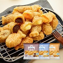 [헬스앤뷰티] 아이스 엄지붕어빵 3종 1팩 250g (12개입), 맛:크림치즈