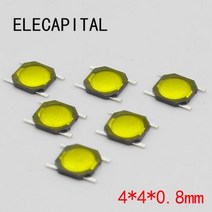 택타일 도매 100Pcs 4408mm 4x4x08MM 4X4X08mm 촉각 푸시 버튼 스위치 택트 4 핀 마이크로 SMD