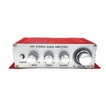 일렉킹 VT-A10 블루투스앰프 USB 매장 차량용앰프 초소형 미니앰프, VT-A10앰프 레드 (시거잭형)