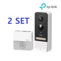 TP-Link Tapo D230S1 2팩 스마트 무선 도어벨 현관문 집CCTV 홈캠 세트