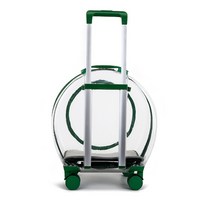 펫 아크릴 투명 백팩 캐리어 강아지 고양이 이동장 케이지 애견 산책 가방, E