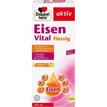 Doppelherz 도펠헤르츠 아이언 철분 Iron 500ml, Eisen Vital