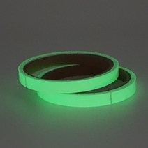 형광 야광 테이프 축광 시트 스티커 그린 1cm x 3m