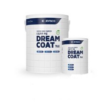 제비스코 드림코트 1액형 타일페인트 4L 조색가능, 화이트크림