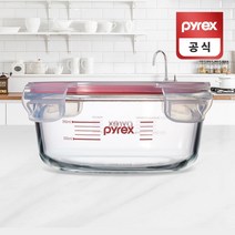 코렐 파이렉스 계량 4면밀폐 원형 내열유리 620ml, 단품