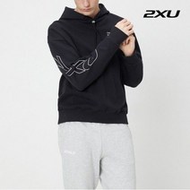 2XU 2XU 글로벌 남성 오버사이즈 C/P 풀오버 후드_X1GM13721BLK