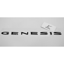 GV80 제네시스 레터링 블랙 하이그로시 도색 전문