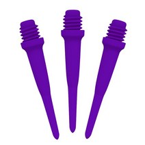 다트 기계 전자 보드 다트핀 CyeeLife-플라스틱 다트 팁 50 팩 2BA POM 포인트 소프트 전자 보드용 다양, 02 보라색