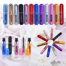 휴대용 화장품 향수펌프 소분 리필공병 케이스, 향수공병(골드)