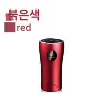 미니 차량용 공기청정기 음이온 자동차 실내 산소 냄새 제거하세요, 레드, 하나