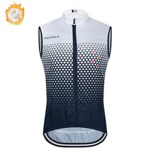 자전거 바람막이 자켓 져지 겨울 보온 양모 사이클링 조끼 민소매 재킷 MTB 도로 탑스