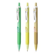 마이펜/세이프티클립S 3색볼펜 0.5mm 1타12개, 골드브라운