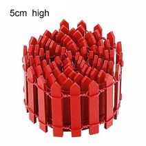 차폐휀스 담장공사 단독 주택 카페 담장 펜스 정원 마당 100x5cm 미니어처 작은 나무 펜싱 diy 미니어처 울타리 succulents 화분에 심은 꽃 분재 장식 게이트 장식, 빨간색, 빨간색