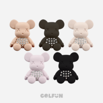 [GOLFUN] 더블엑스베어 큐빅 볼마크 볼마커 버디용품 골프선물, 1. 핑크