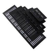 에어밴트 옥상 방수 습기 배출 스텐 벤트 1pc 알루미늄 합금 천공 시트 에어 블랙 홈, w 150mm, 내가 225mm