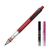 유니 쿠루토가 샤프 스탠다드 모델 레드 M5-450 + 쿠루토가 전용 샤프심 B 2p 세트, 0.5mm, 20세트