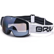고글 BRIKO차이나 이탈리아 국가대표팀 LAVA FIS7.6싱글더블보드 스키 남녀, T03-블랙/화이트 FSK F03-1JU0 2001JU