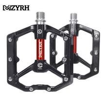 mzyrh 자전거 페달 반사 초경량 알루미늄나일론 밀봉 베어링 도로 bmx mtb 페달 미끄럼 방지 방수 자전거 페달, mz-928 옐로우