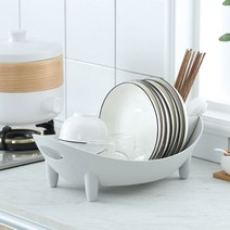 안녕마켓 PLATO 식기건조대, 그레이