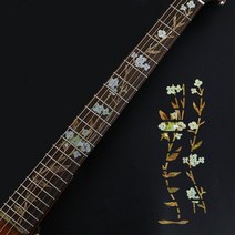 28 스타일 크로스 인레이 데칼 fretboard 스티커 일렉트릭 어쿠스틱 기타 베이스 울트라 씬 스티커 우쿨렐레 기타라, w