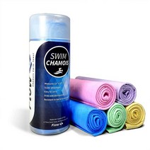 Flow Swim Chamois - 수영 다이빙 철인 3종 경기 및 기타 수상 스포츠용 빠른 건조 타월 (퍼플), Yellow