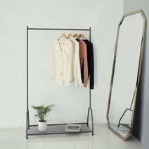 모던 심플 데코 스탠드 행거 2종 좁은방 긴옷 키다리 행거 옷가게 인테리어 이케아, 아이보리