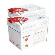 [∂LL7] 하이브라이트 A4 80g 2BOX 5000매 A4용지 복사지 고급 A4인쇄 사무용 출력 인쇄_h§eEA, 기본⊙옵, §본상품§e