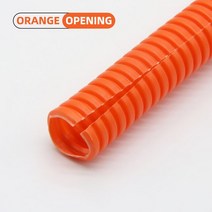 PP 절연 주름관 와이어 호스 스레딩 플라스틱 보호 슬리브 1 m 5m 10m 75mm345mm, 160.Orange Open - AD 212 x ID