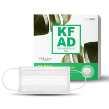클린 더베이직 비말차단 덴탈 마스크 KF-AD, 100개입