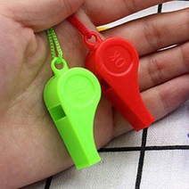 키알리 어린이 유아 장난감 운동회 칼라 호루라기 호각 휘슬 3P 2세트, 3개