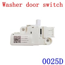 삼성 드럼 세탁기 측면 도어 잠금 DC34-00025D 디스크 창 작은 스위치 WW90K7415OW/SC OX 부품, 한개옵션0